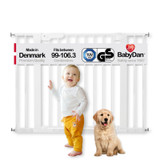 BabyDan Premier Pressure Indicator Gate, White (99cm - 106.3cm) 4