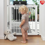 BabyDan Premier Pressure Indicator Gate, White (99cm - 106.3cm) 6