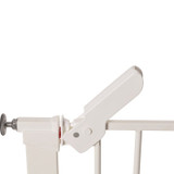 BabyDan Premier Pressure Indicator Gate, White (73.5cm - 105.6cm) latch locked