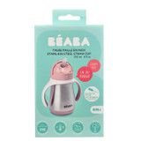 Beaba Stainless Steel Straw Cup 250ml - Old Pink Box