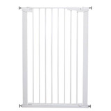 DogSpace Bonnie Extra Tall Pressure Fitted Dog Gate, White (73.5-79.6cm) 