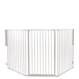 DogSpace Rocky L Extra Tall Multi Expandable Dog Gate, White (90-221cm)