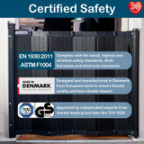 BabyDan Guard Me Autofold Gate - Black (64.5 - 89 cm)