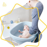 Badabulle Whale Baby & Toddler XL Adaptable Bathtub 0-24m