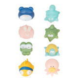 Badabulle Super Sof Squirty Bath Toys - Set of 8 