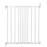 BabyDan Norrowdan Metal Extending Gate - White 56.5-81.5cm
