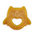 Haakaa Natural Rubber Owl Teether - Smiling