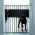 DogSpace Charlie Extra Tall Extending Dog Gate, Black (63.5-107cm) Live