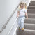Kiddie Rail Straight Staircase White