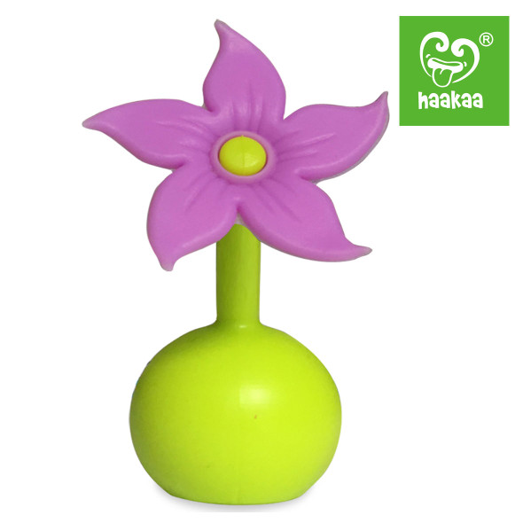 Haakaa Silikon-Milchpumpen-Blumenstopper – Lila