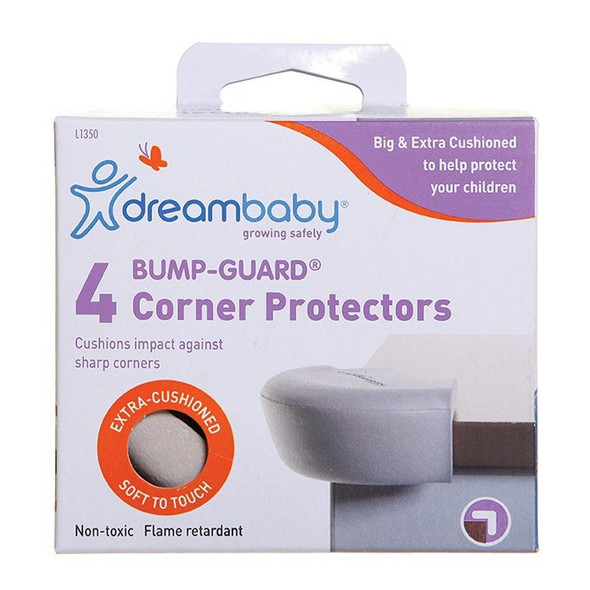 Dreambaby Bump-Guard® Corner Protectors 4 Pk - Grey box