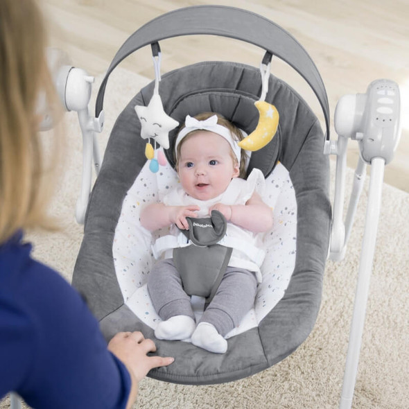 Elektrische Babyschaukel Badabulle Comfort – Mondschein Live