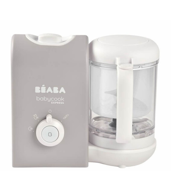 Beaba Babycook Solo Express Baby Food Steamer Blender - Grey