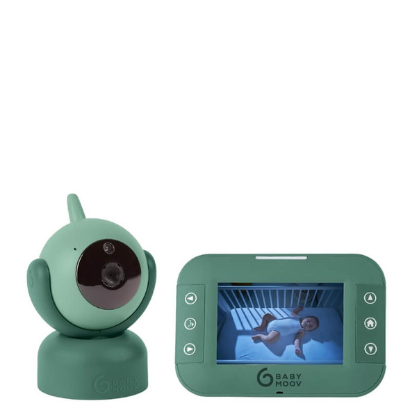 Babymoov YOO Twist Monitor video multifunzionale da 360 gradi con schermo da 3,5".