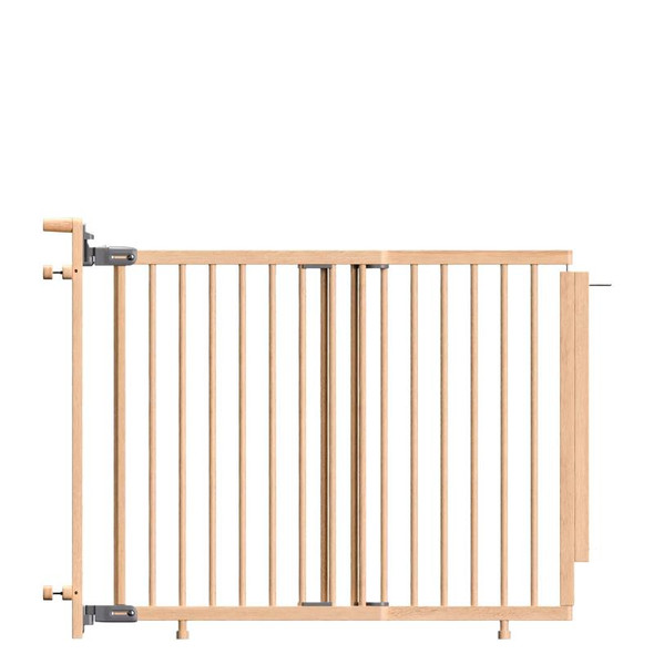 BabyDan Adjust Pro FSC Beech Wood Extending Stair Gate Baluster Edition 74-114cm x 80cm High