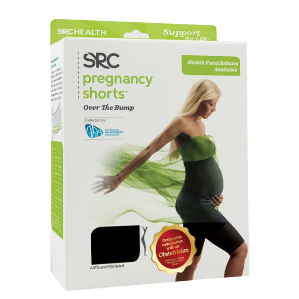 SRC Pregnancy Shorts Over the Bump