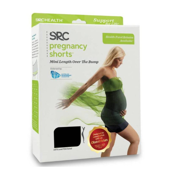 SRC Pregnancy Shorts - Mini Over the Bump - Champagne