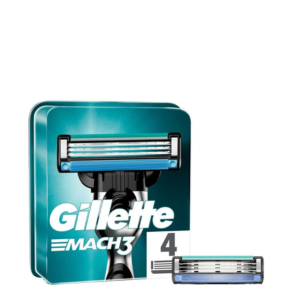 Gillette Mach 3 Blades - 4 Pack