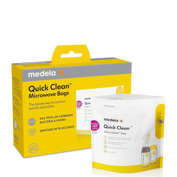 Medela Quick Clean Micro-Steam Bags - 5 Pack