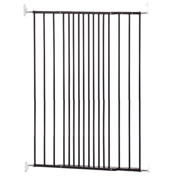 Babydan Extra Tall Extending Metal Pet Gate, Black (62.5-106.8Cm)