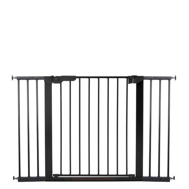 BabyDan Premier Pressure Indicator Gate, Black (112cm - 119.3cm)