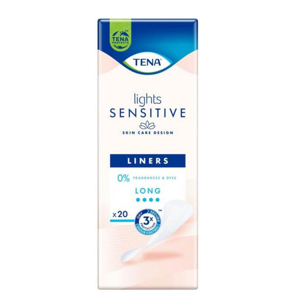 Tena Lights Delineador Largo Incontinencia Para Pieles Sensibles 20uds 