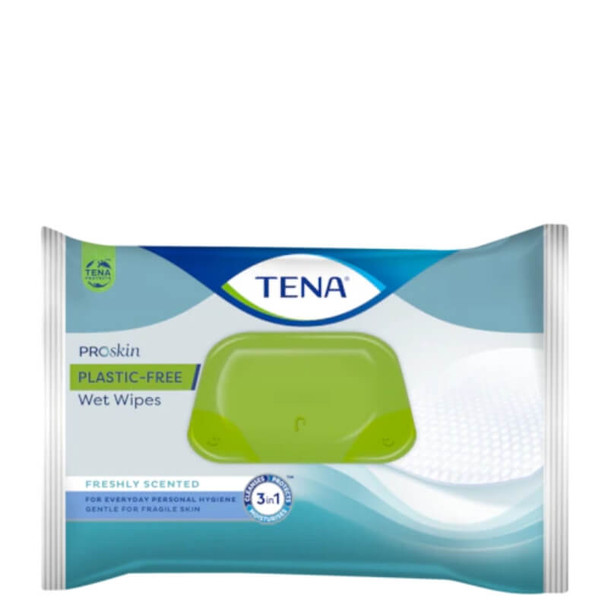 Tena Unisex 3-in-1 Wet Wipes