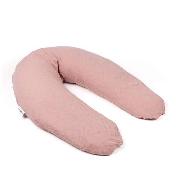 Almohada de maternidad grande y cómoda Doomoo - tetra rosa