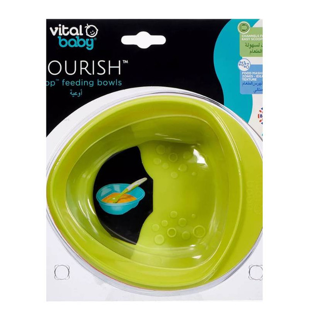 Vital Baby Scoop Feed Bowl Pop set of 4