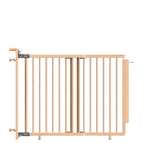 BabyDan Adjust Pro FSC Beech Wood Extending Stair Gate Baluster Edition 74-114cm x 80cm High