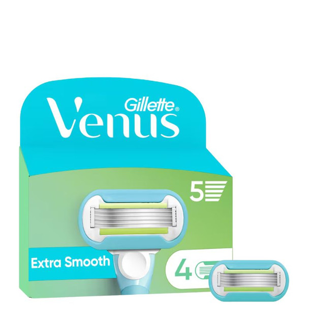 Gillette Venus Extra Smooth Blade Refill - 4 Pack