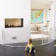 BabyDan Room Divider XXL White 90-350cm + Wall Fittings BabyDan IMAGE_6