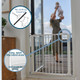 BabyDan Perfect Close Gate White (77.3cm - 83.5cm; Max 110cm) 6