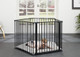 BabyDan 3 in 1 - Playpen, Room Divider & Hearth Gate PLAYPEN image far