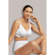 Carriwell Maternity & Nursing Bra with Padded Carri-Gel support White live 3