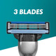 Gillette Mach 3 Blade Refill Pack 3