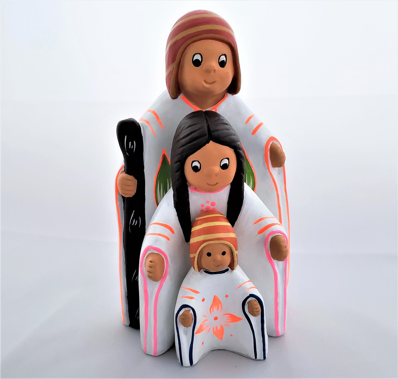 Hand Painted Nesting Ceramic Nativity The Silk Road Fair Trade