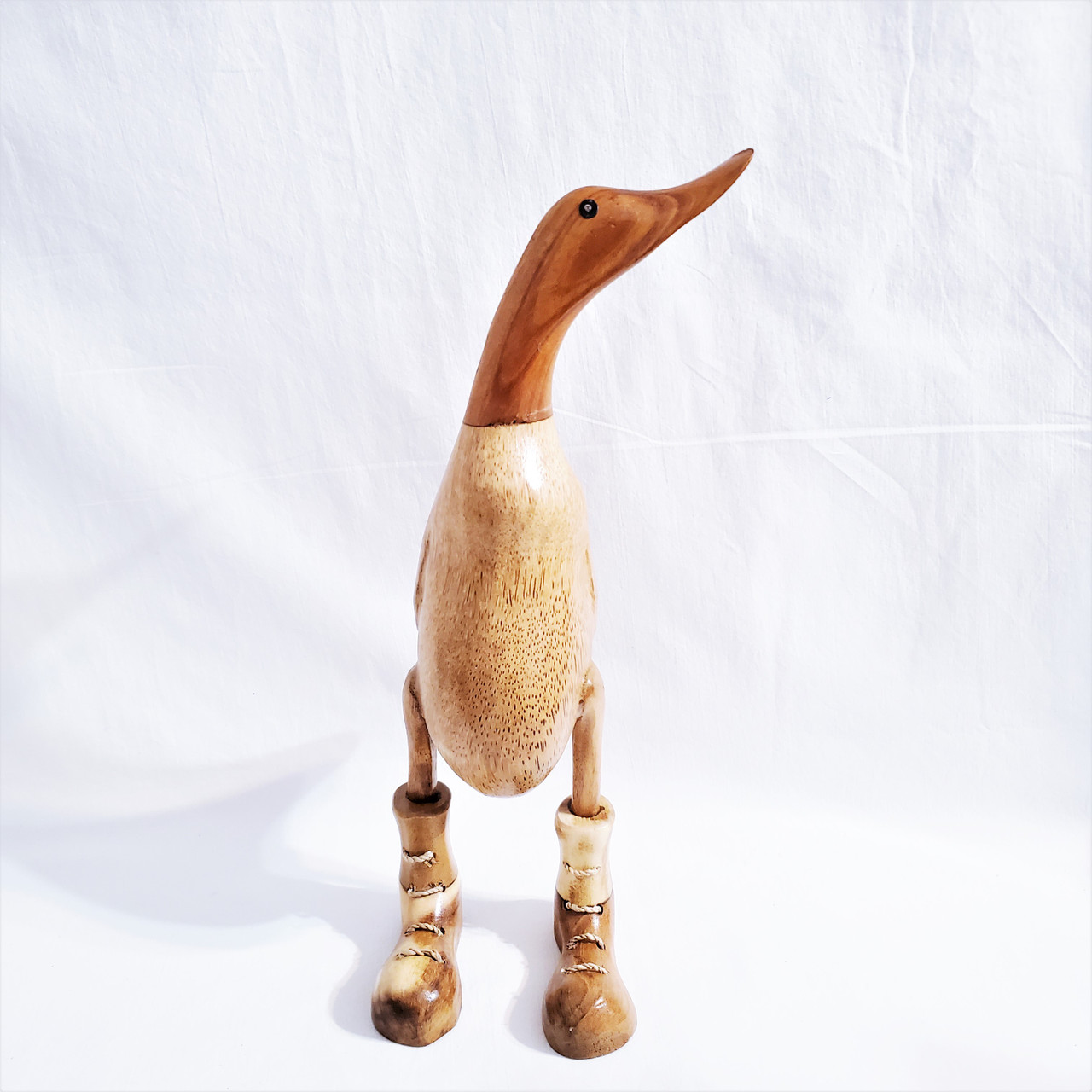 Bamboo Root Duck with Teak Boots from 
