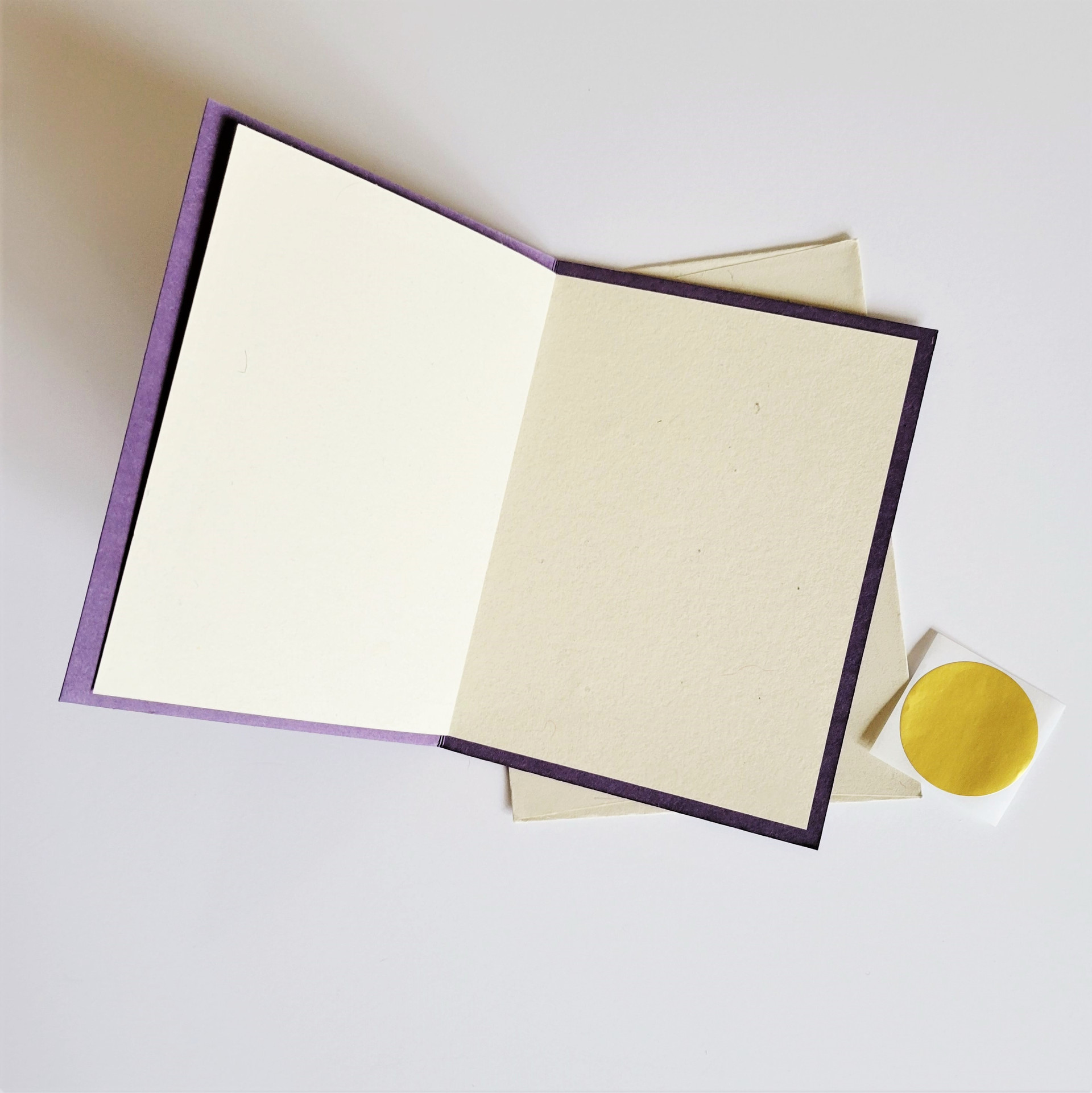 Fair Trade Blue Copper Block Print Note Card Set from Bangladesh