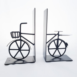 Fair Trade Wire Bicycle Bookends from India