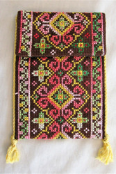 Fair Trade Embroidered Cross Body Purse made by Syrian Women
