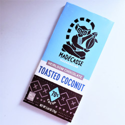 Ethically Sourced Madecasse Toasted Coconut Chocolate Bar from Madagascar