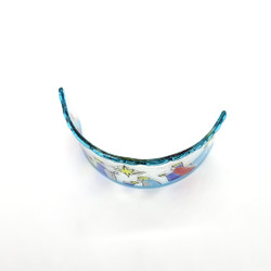 Fair Trade Fused Recycled Glass Curved Nativity from Chile