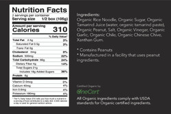 Fair Trade Thai Food Pad Thai Organic Meal Kit from Thailand