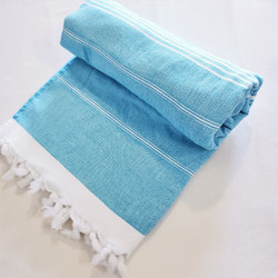 fair trade hand loomed cotton terry bath towel from Turkey