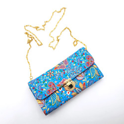 Fair trade Turkish rug inspired sling wallet purse from Turkey