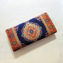 Fair trade Turkish rug inspired sling wallet purse from Turkey