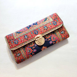 Fair trade Turkish rug inspired sling wallet purse from Turkey