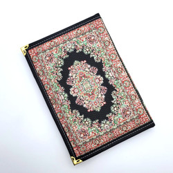 Fair trade Turkish rug inspired lined journal with fabric cover from Turkey