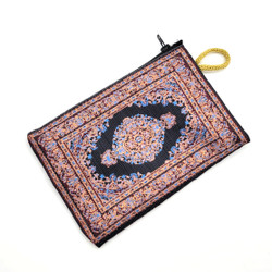 Fair trade turkish rug inspired coin purse from Turkey 